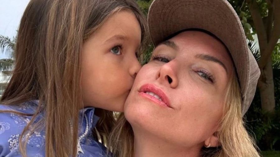 Sofía Zámolo y su hija California