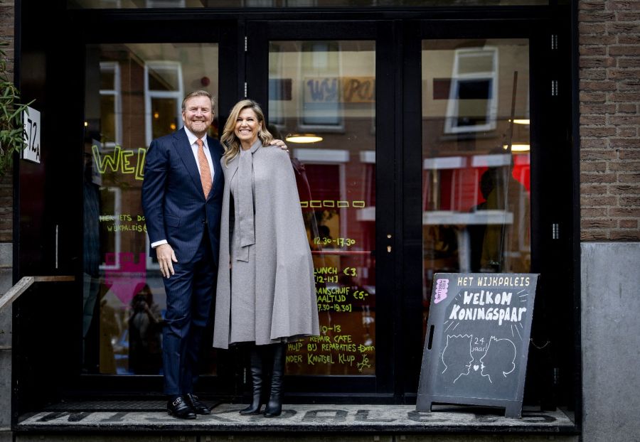 Máxima Zorreguieta y el rey Guillermo / Créditos: AFP