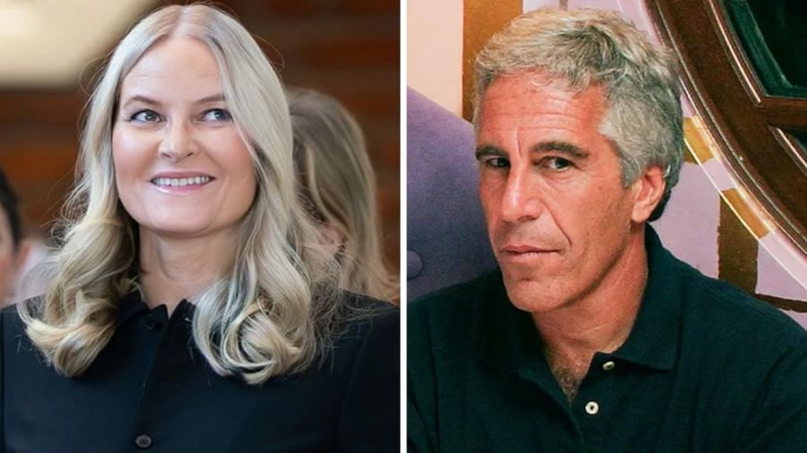 Mette-Marit y Jeffrey Epstein