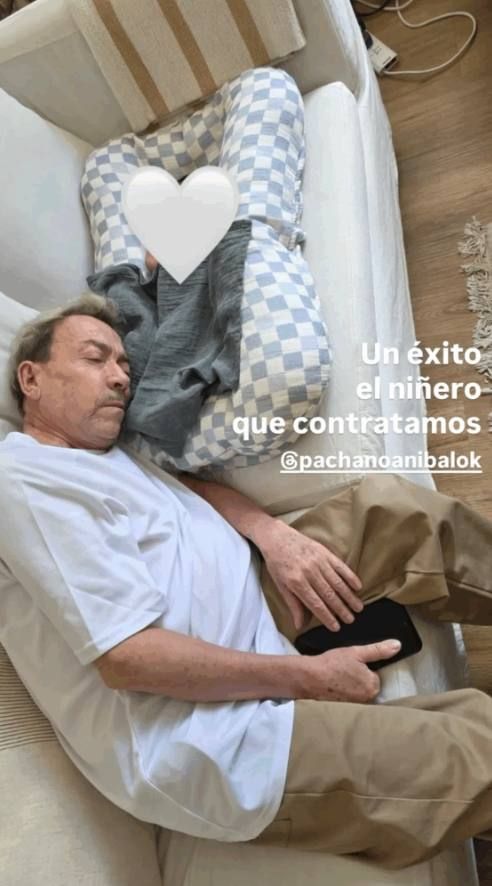 Sofía Pachano dejó a su hijo a cuidado de Anibal Pachano y el momento enterneció a todos