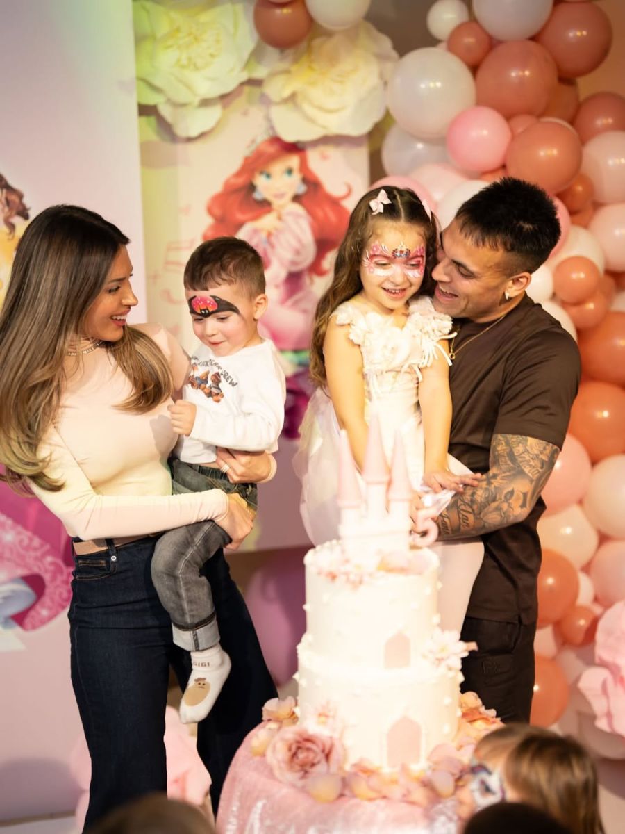 Cumpleaños de Nina, la hija de Agus Gandolfo y Lautaro Martínez 