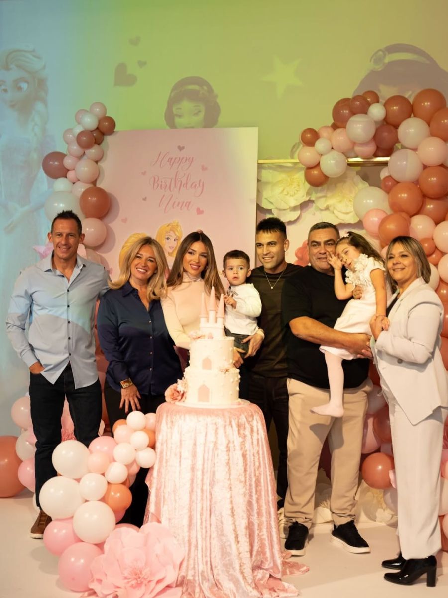 Cumpleaños de Nina, la hija de Agus Gandolfo y Lautaro Martínez 