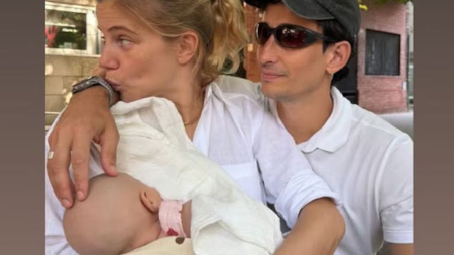 Justina Bustos presentó a su beba