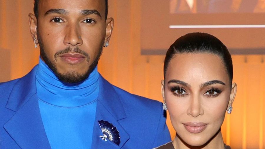 Kim Kardashian y Lewis Hamilton