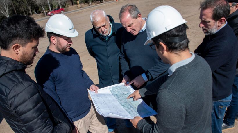 De Rivas controla la obra de avenida de Circunvalación