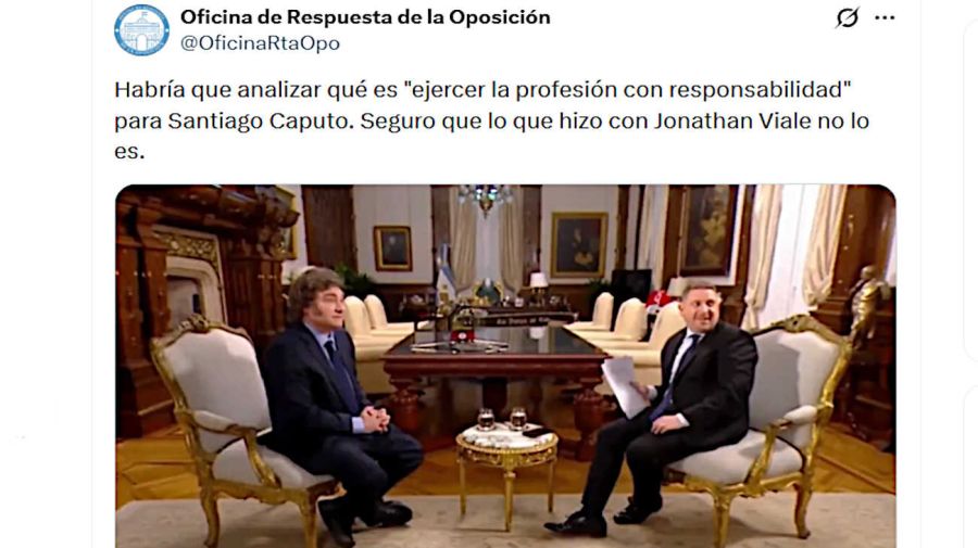 Laura Alonso, Alberto Fernández y Oficina de Respuesta de la Oposición X 20260205