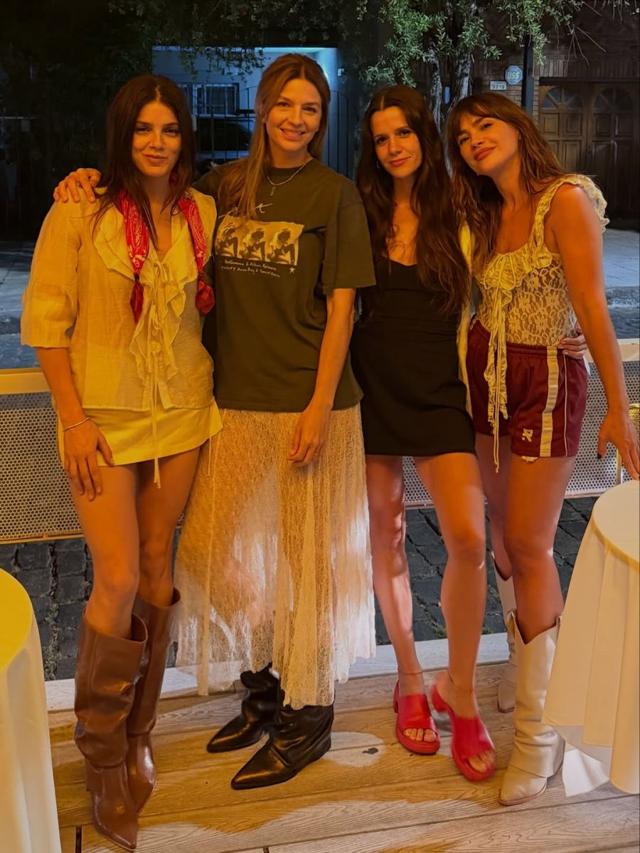 Marcela Kloosterboer, Celeste Cid y Natalie Pérez 
