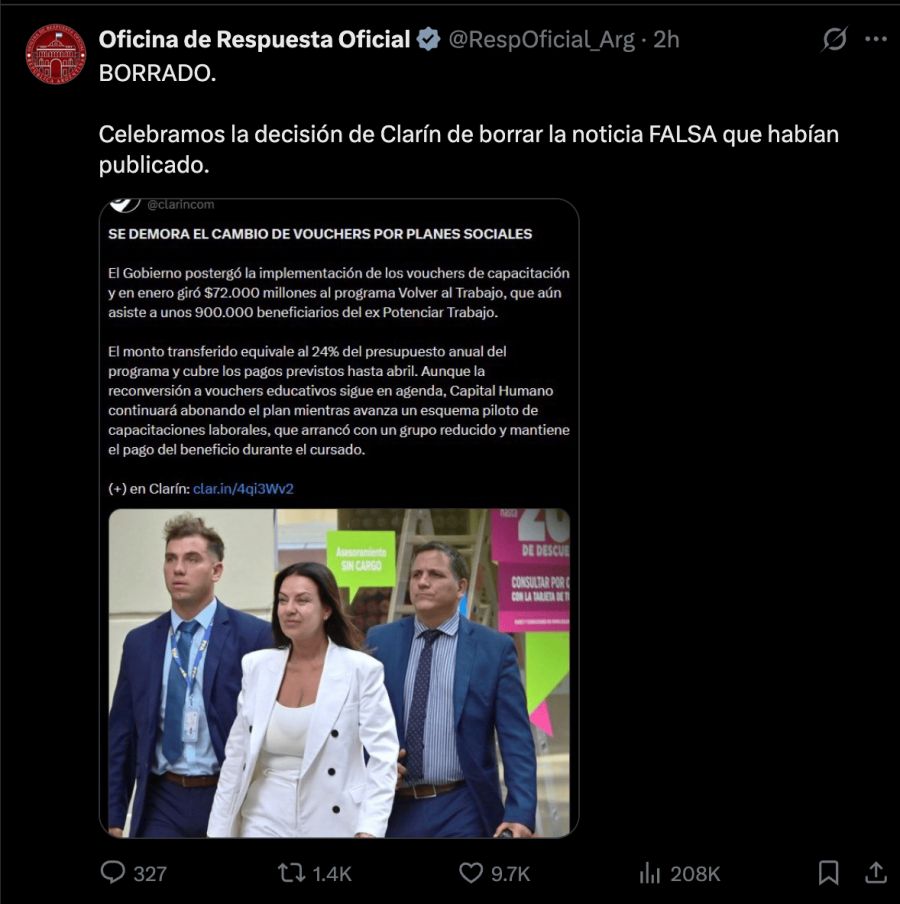 Oficina Respuesta Oficial