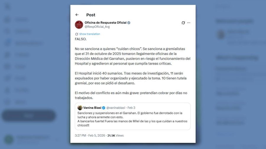 Posteo Oficina de Respuesta Oficial 05022026