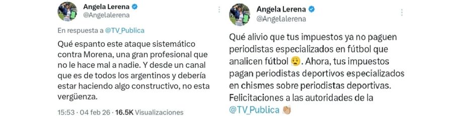 Ángela Lerena contra Juan Etchegoyen