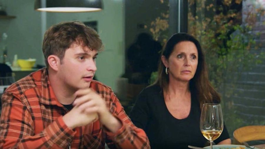 Clément Vandenkerckhove y su madre, Wendy Van Wanten