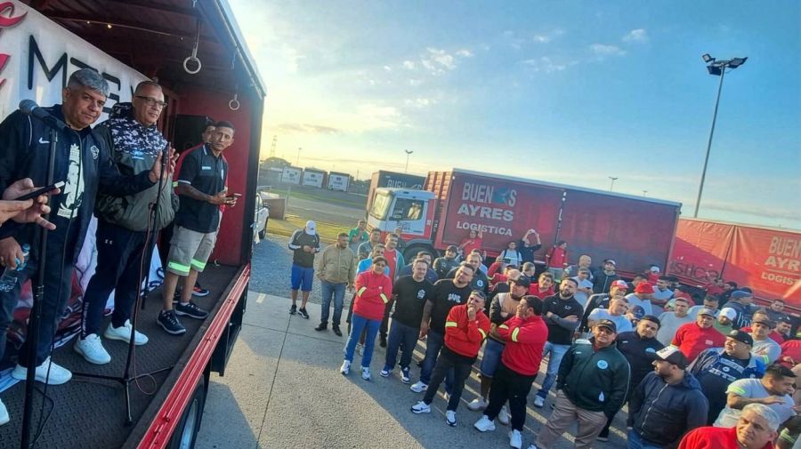 Pablo Moyano, encabezó una asamblea con 1.500 trabajadores en la planta Mega de Coca-Cola 06022026