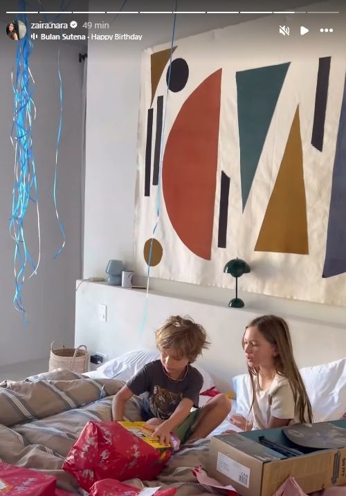 Zaira Nara y sus hijos