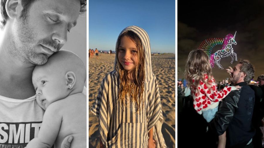 Benjamín Vicuña compartió un tierno álbum de fotos junto a Magnolia