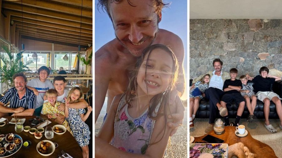 Benjamín Vicuña compartió un tierno álbum de fotos junto a Magnolia
