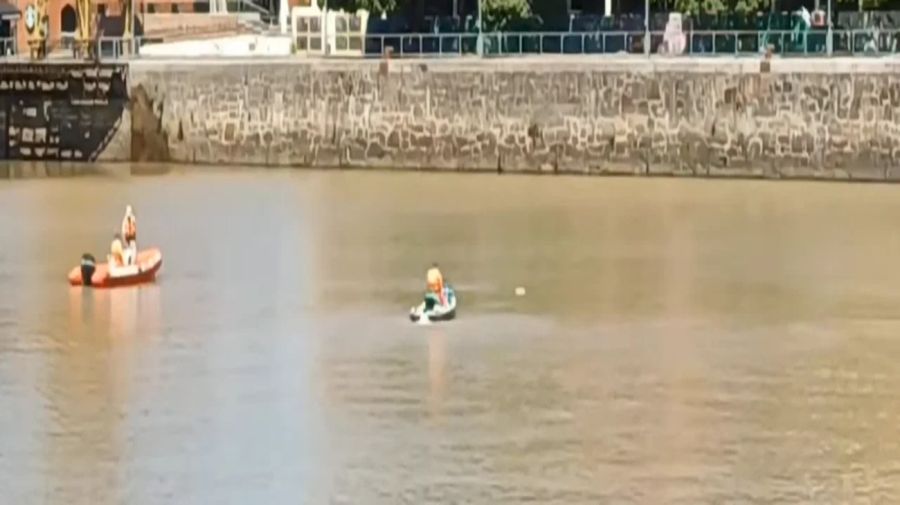 Hombre hallado en Puerto Madero