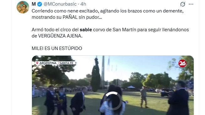 El traslado del sable de San Martín a Granaderos generó ásperas reacciones en redes sociales.