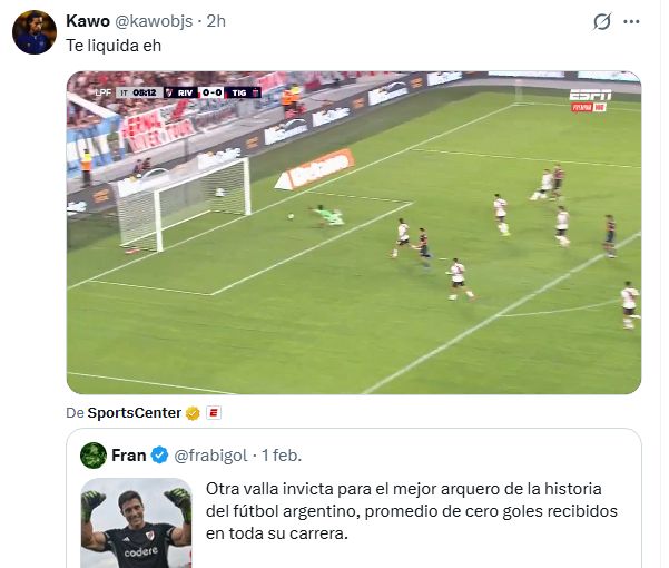 Memes River vs Tigre