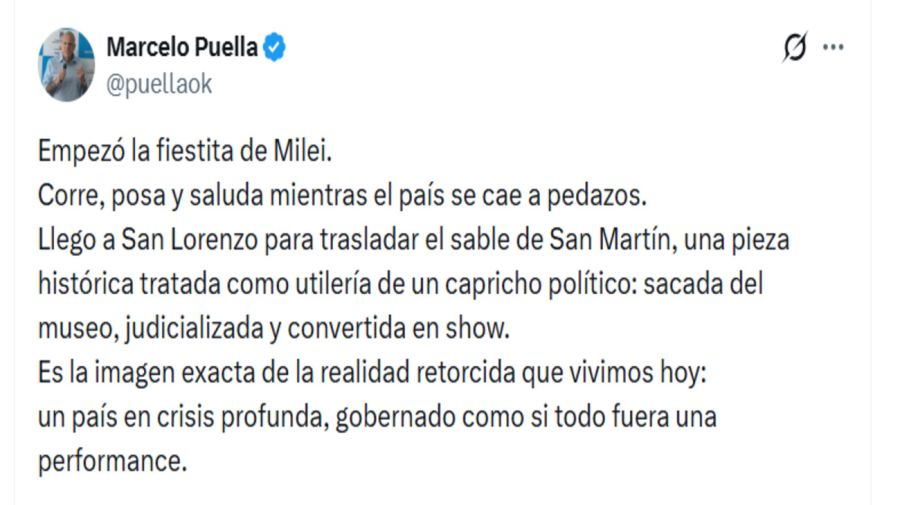 Repercusión en redes del acto de Milei en San Lorenzo