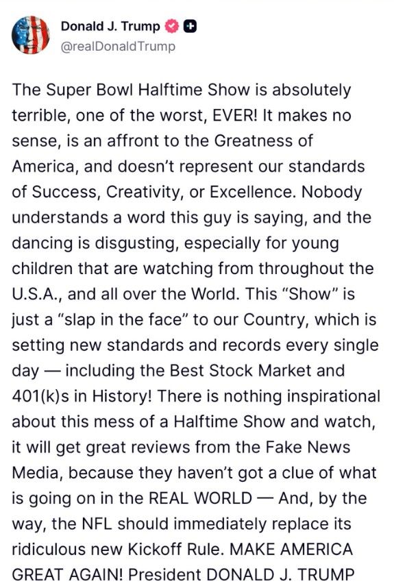 Donald Trump contra Bad Bunny