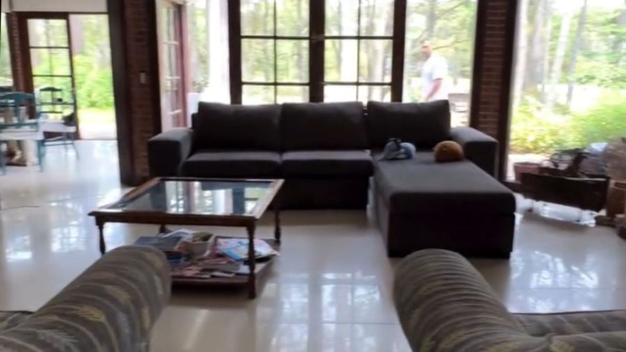 El antes del living de Marley