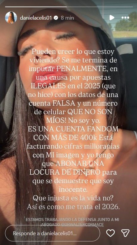 Daniela Celis imputada