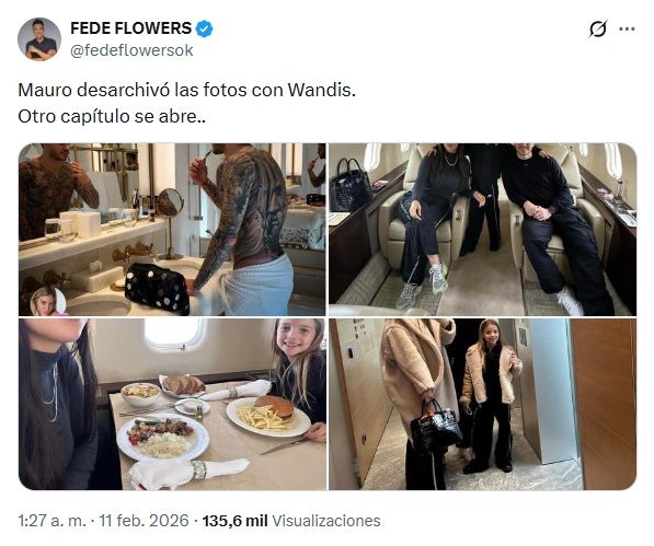 Aseguran que Mauro Icardi desarchivó fotos con Wanda Nara
