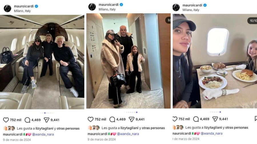 Aseguran que Mauro Icardi desarchivó fotos con Wanda Nara