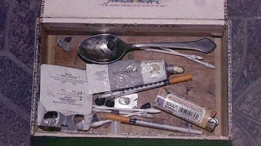 Escena de muerte de Kurt Cobain