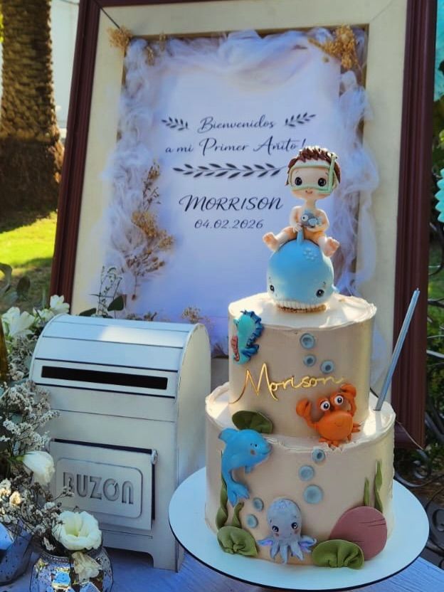 Flor de la V festejó el primer cumpleaños de su nieto, Morrisón	