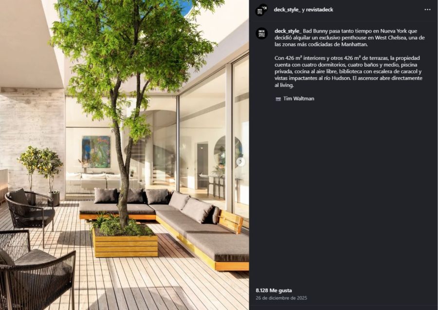 Penthouse de Bad Bunny en Nueva York