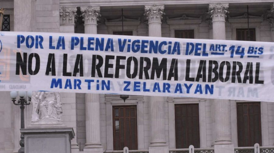 Reforma Laboral, Marcha de la CGT en el Congreso 20260211