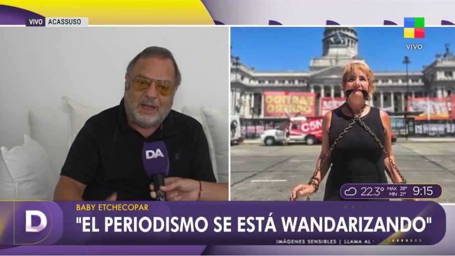 Baby Etchecopar y Nancy Pazos