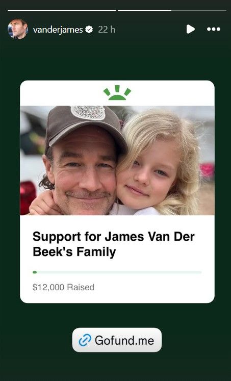 Campaña para James Van Der Beek