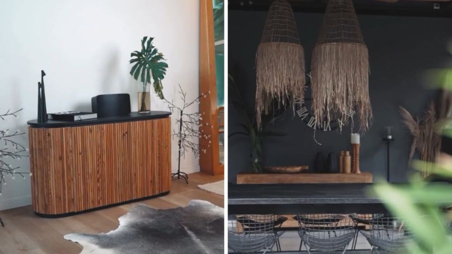 Flavia Palmiero mostró su nuevo quincho