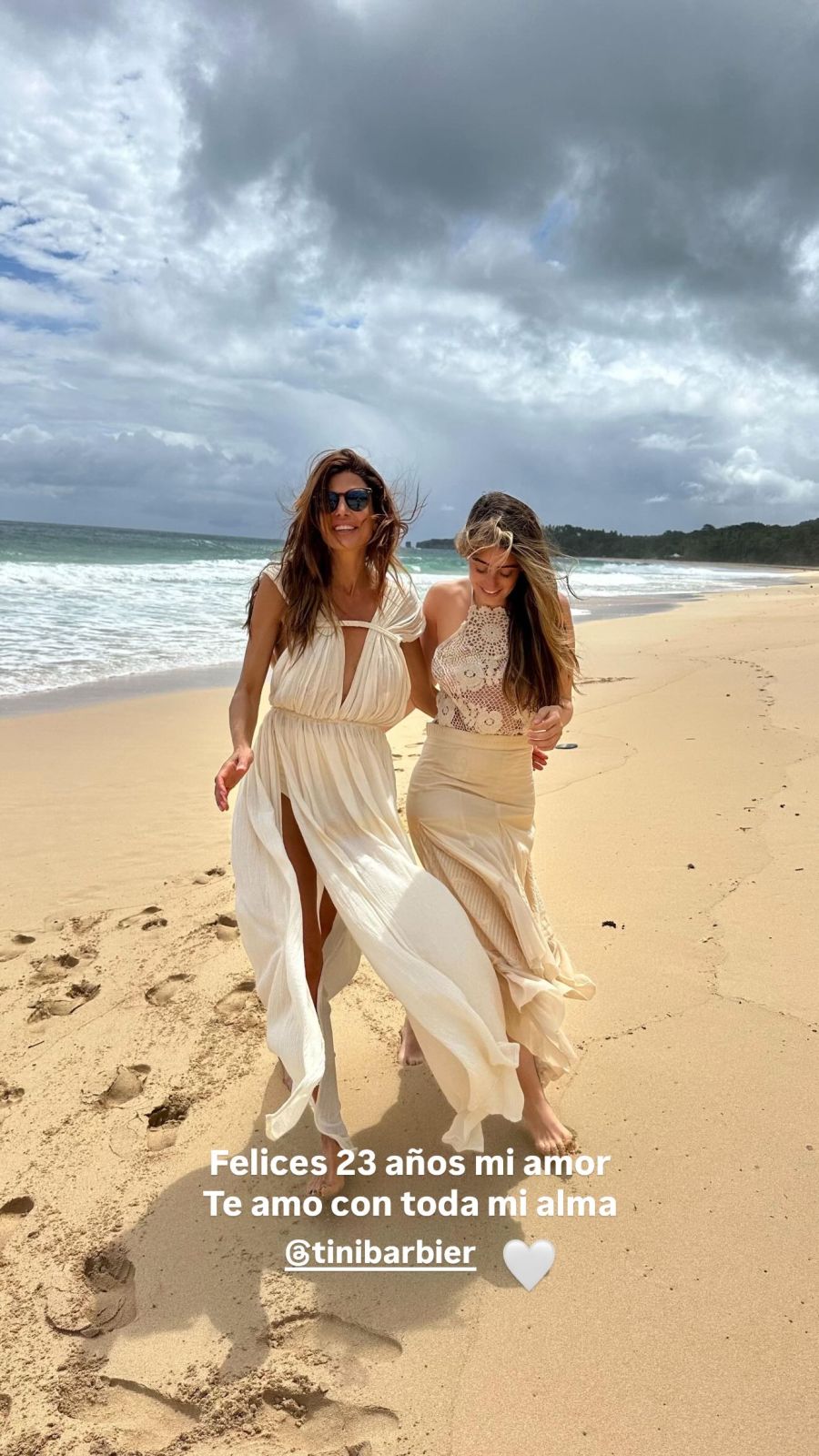 Juliana Awada junto a su hija Valentina Barbier