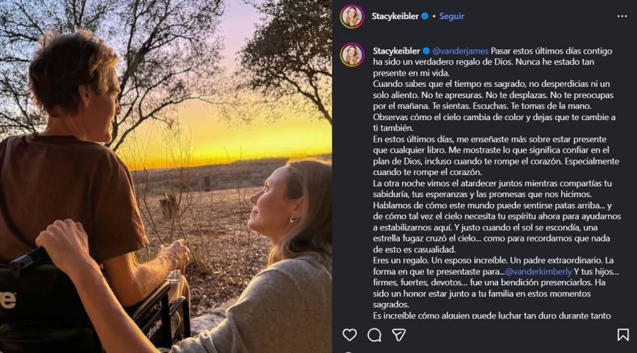 Los amigos de James Van Der Beek mostraron las fotos de antes de su muerte