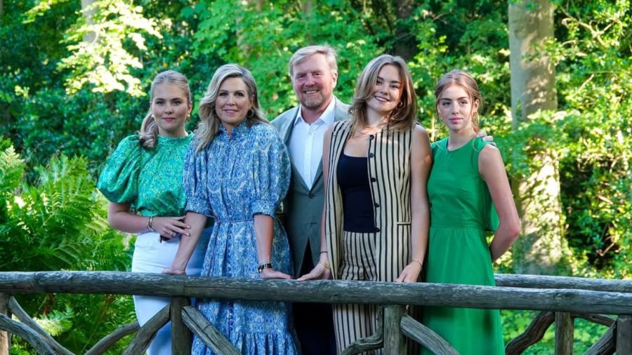 Máxima Zorreguieta y su familia