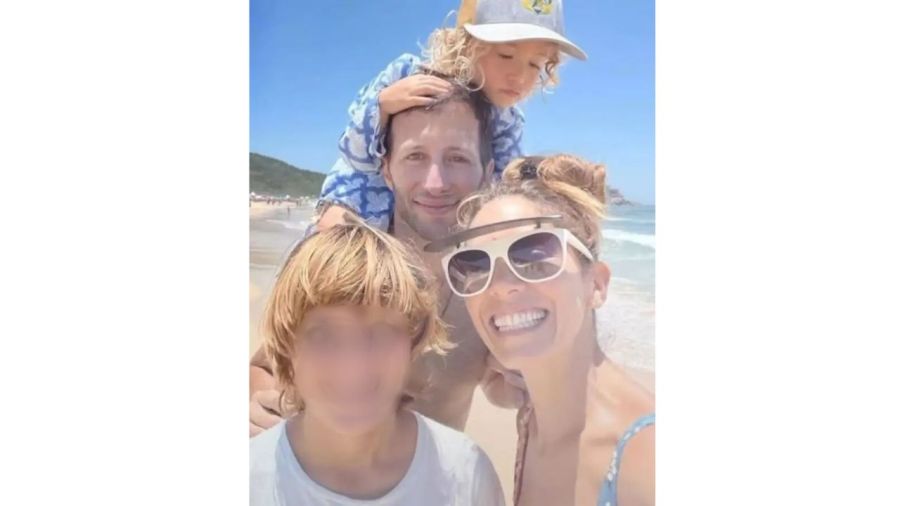 Mila Yankelevich junto a su familia