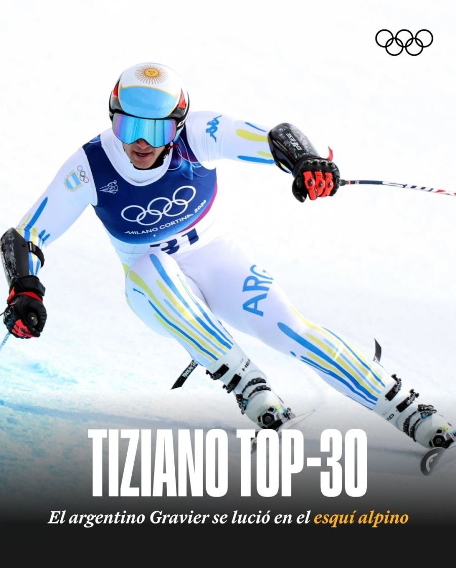 Tiziano Gravier en los Juegos Olímpicos de Invierno 1