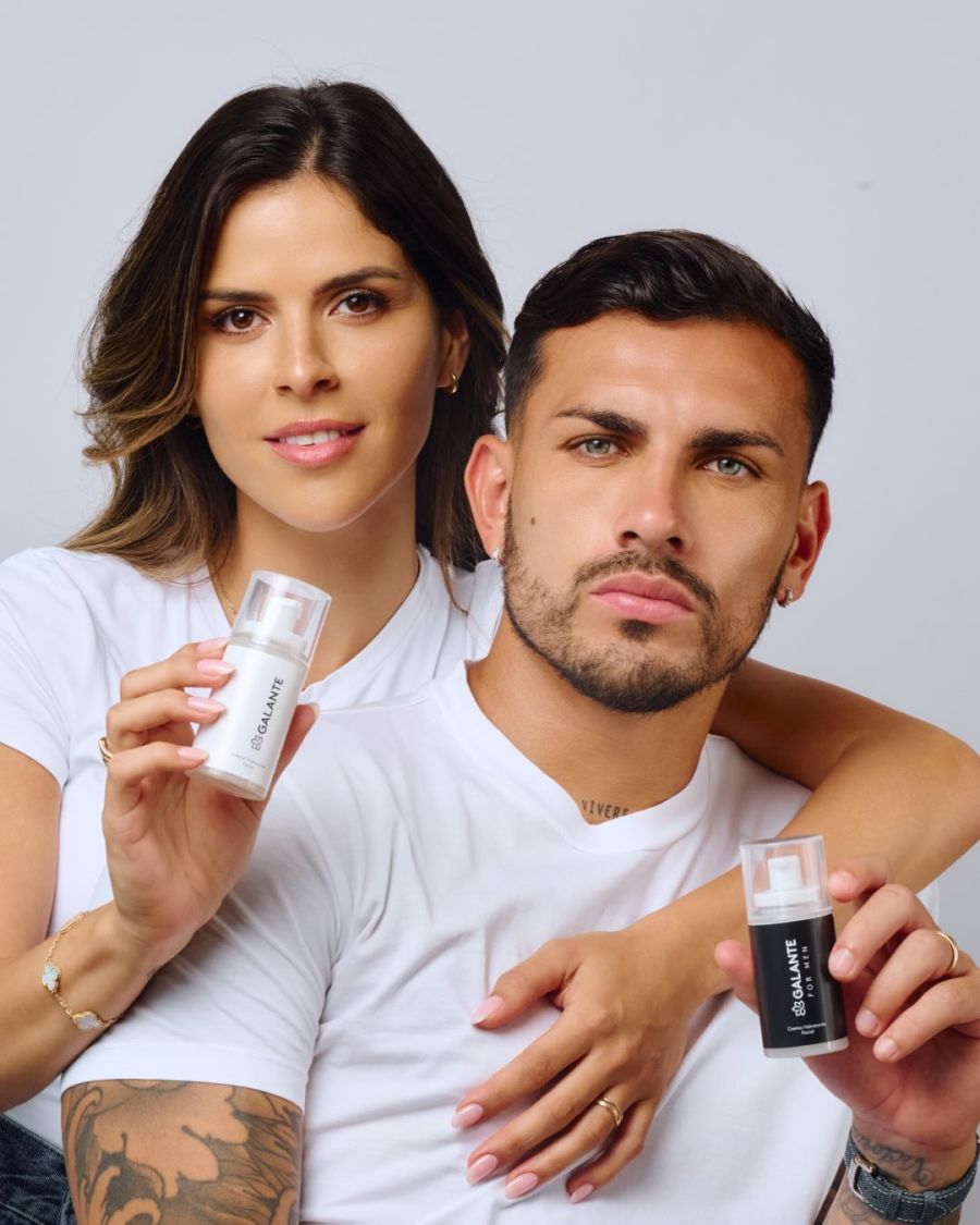 Camila Galante y Leandro Paredes