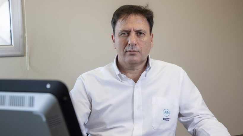 Eduardo Borri, en su oficina en Metalfor