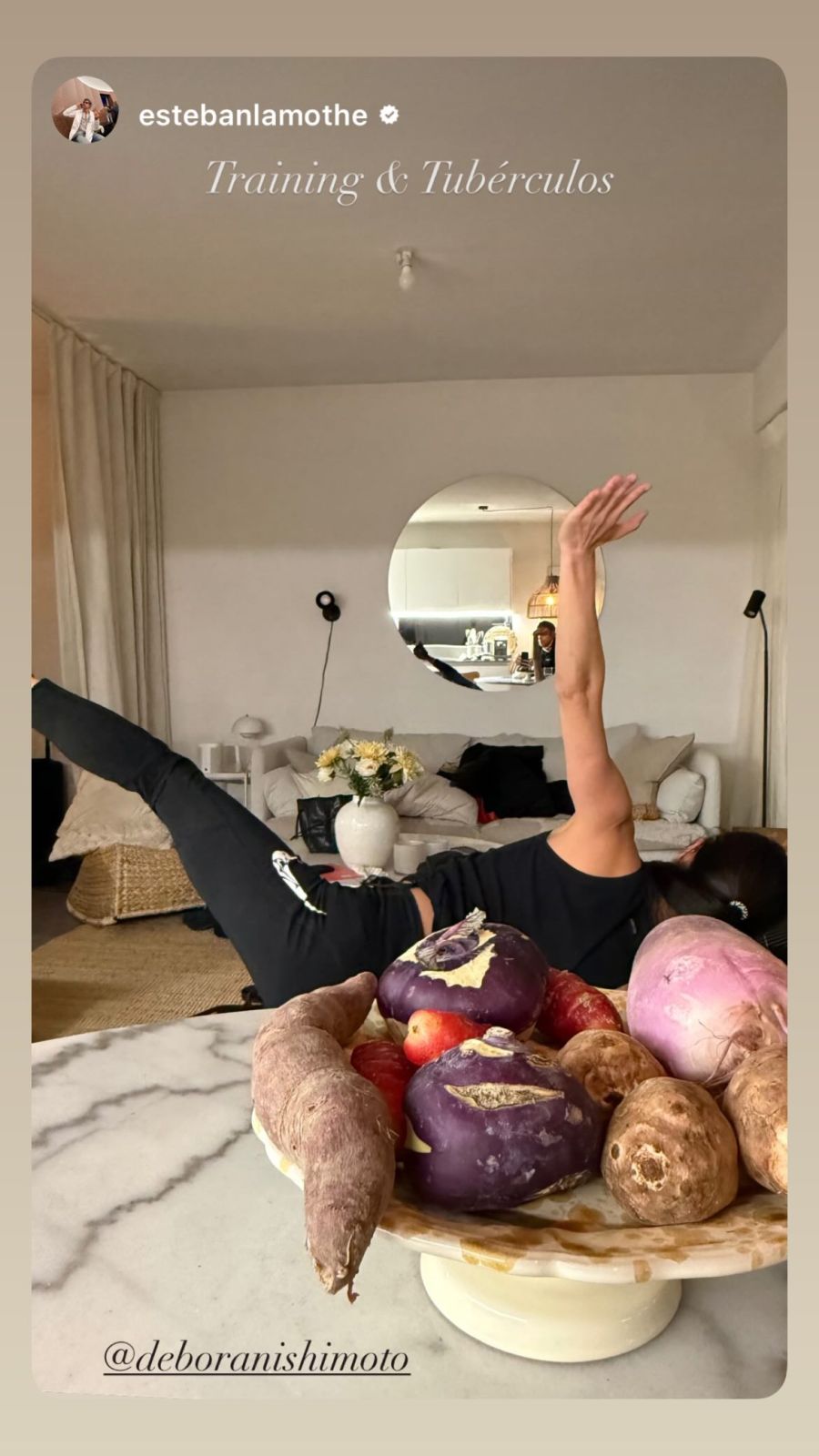 Esteban Lamothe y Débora Nishimoto