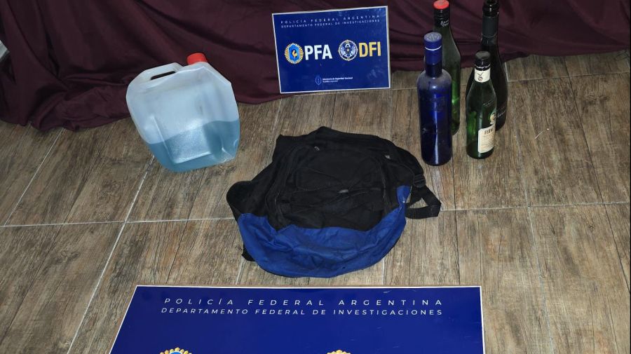 Detuvieron a otro de los acusados de haber lanzado bombas molotov frente al Congreso.