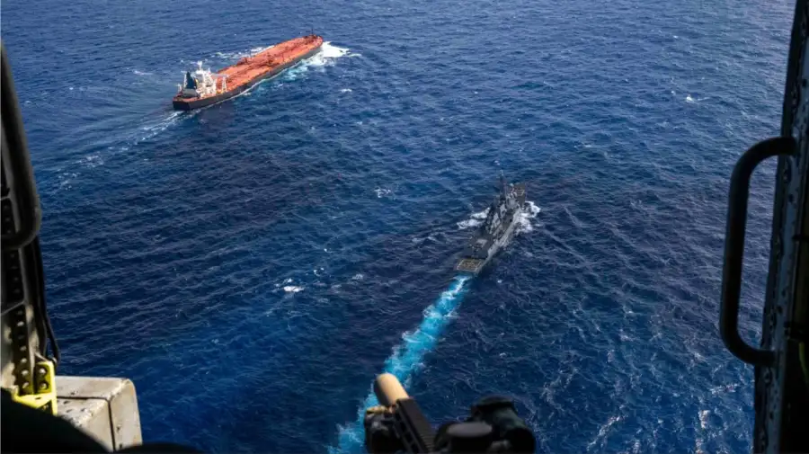 Estados Unidos incautó un nuevo buque petrolero en el Índico 20260215