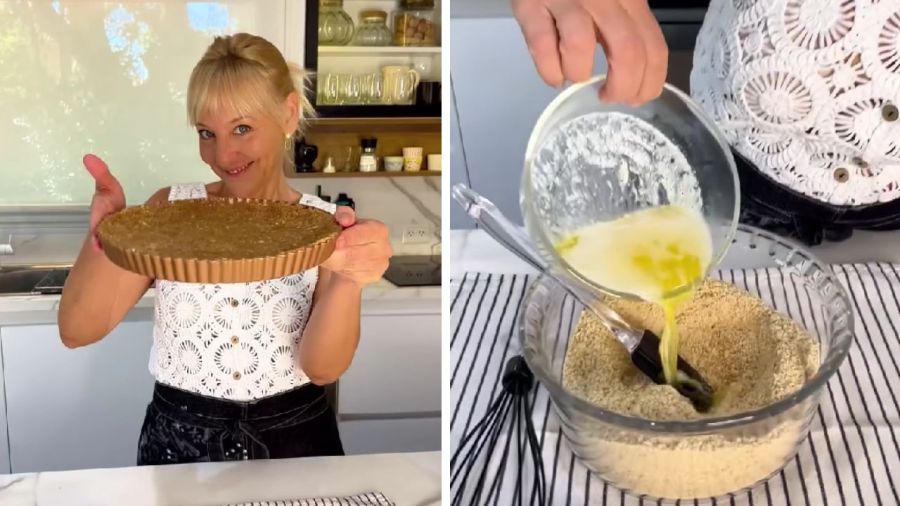 La receta de tarta de frutillas de Jimena Monteverde