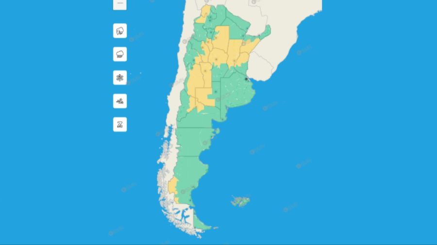 Alerta meteorológica 20260215