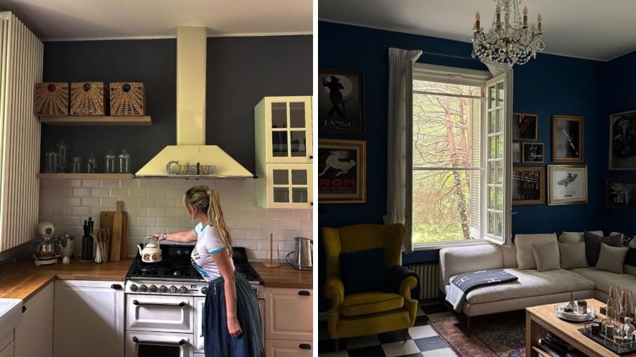 Casa de Wanda Nara en Italia