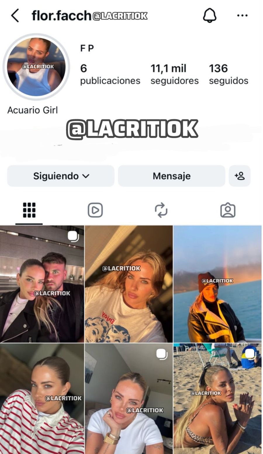 Aseguran que la China Suárez tiene una doble actoral