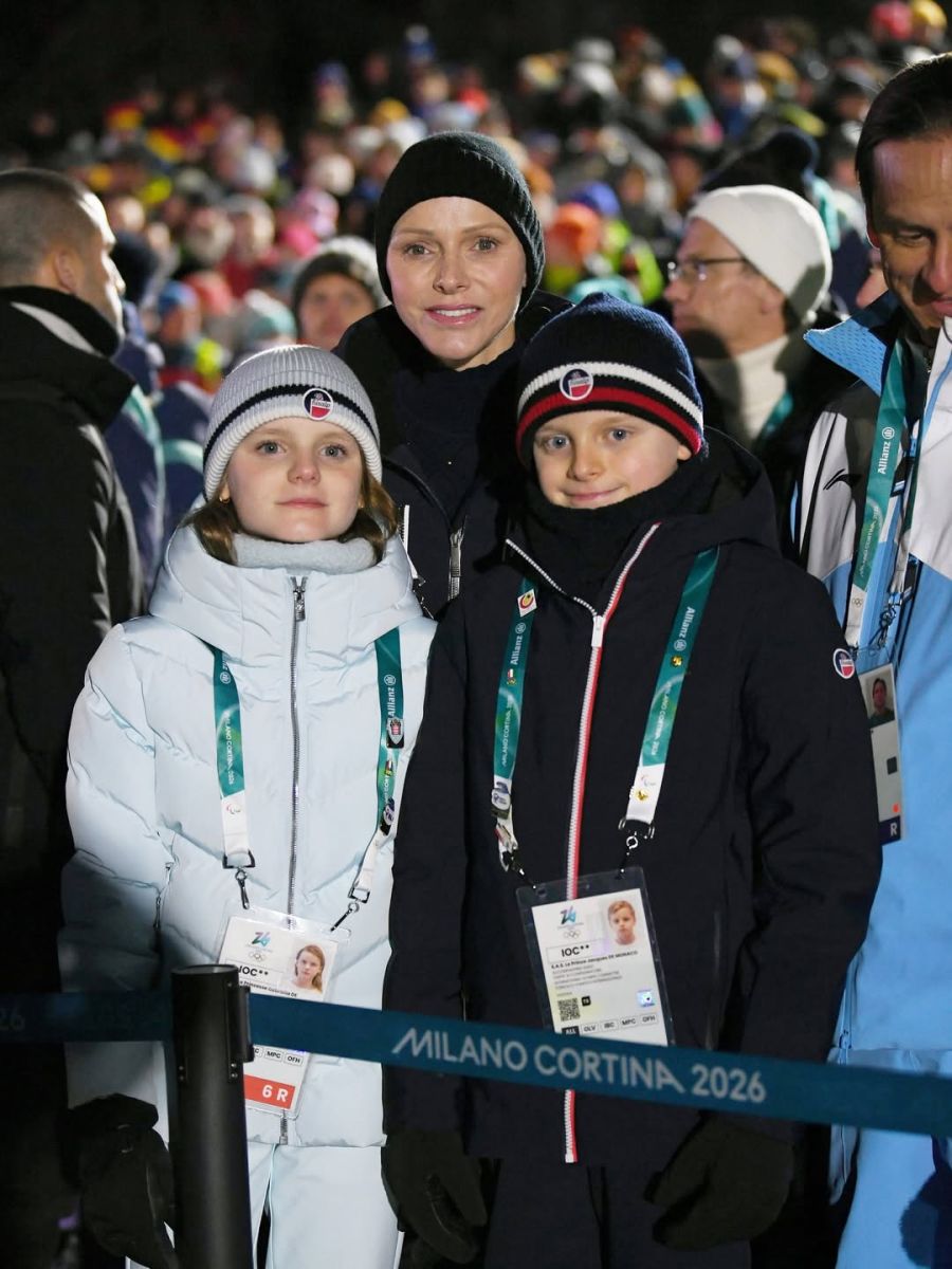 Charlene de Mónaco, Jacques de Mónaco, Gabrielle de Mónaco, Príncipe Alberto II